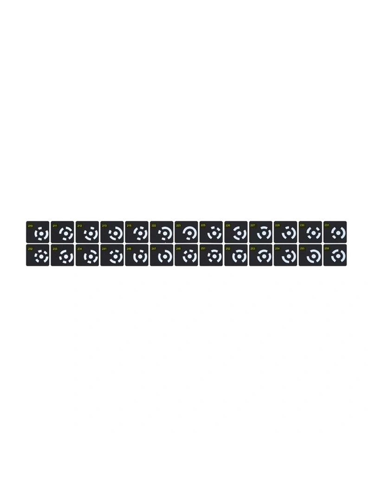 Revopoint magnetische Marker (208 Stk.)
