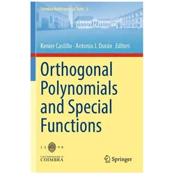 Orthogonal Polynomials and Special Functions, Fachbücher von J. Durn, Kenier Castillo