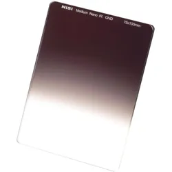 Nisi Grauverlaufsfilter Medium nano IR GND8 (ND- / Graufilter), Objektivfilter, Schwarz
