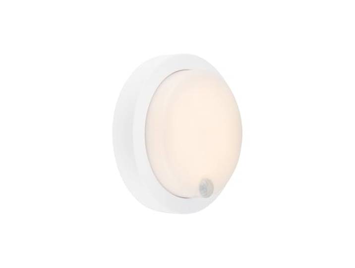 BRILONER - Lampe d'extérieur avec détecteur de mouvement\, Lampe murale avec accu\, Lampe avec accu\, Lumière blanche chaude\, Blanc\, 170x55 mm (DxH)