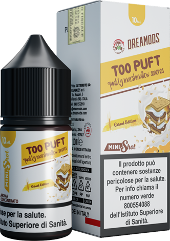 Galactika Too Puft Cereal Dreamods Aroma Mini Shot 10ml Graham Cracker Cioccolato Marshmallow Cereali