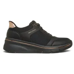 Skechers für Damen. 190366 Slip-ins Sneaker: Billion Flex - Livin' Lush schwarz (41), Wohnung, Schnürsenkel, Lässig