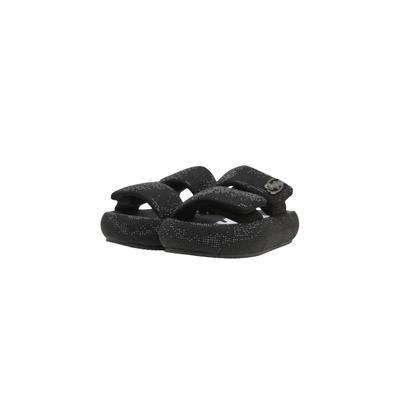 Plateausandaletten BUFFALO "Buffalo IBIZA SLIDE", Damen, Gr. 37, schwarz, Polyester, unifarben, Schuhe