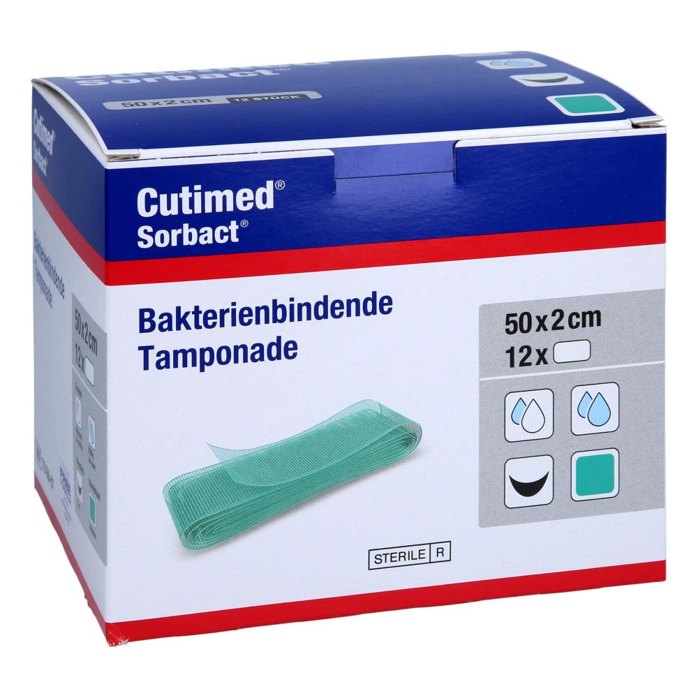 Avitamed GmbH Cutimed Sorbact Tamponaden 2x50 Cm 17578306