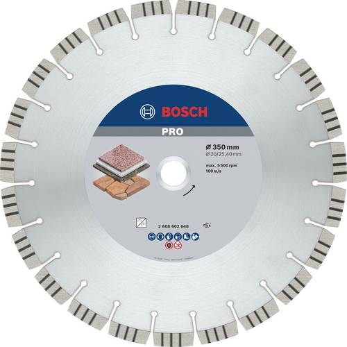Bosch Accessories 2608602648 Bosch Power Tools Diamanttrennscheibe 1 St.
