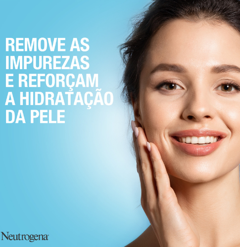 Neutrogena Hydro Boost Toalhitas de Limpeza Facial 2x25un