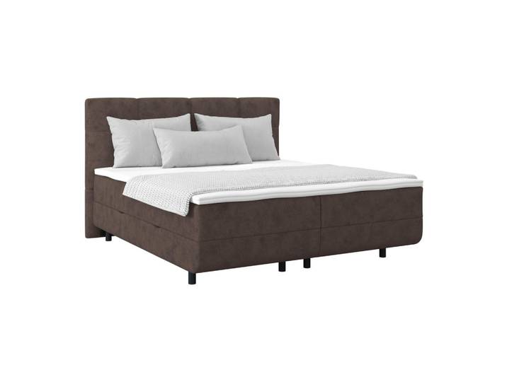 Livetastic Polsterbett, Schlamm, Kunststoff, H3, Höhe ca. 20 cm, 180x200 cm, Bettkasten, Topper durchgehend, Schlafzimmer, Betten, Polsterbetten