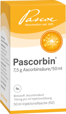 Pascoe pharmazeutische Präparate GmbH PASCORBIN Injektionslösung Injektionsflasche 50 ml 00581310