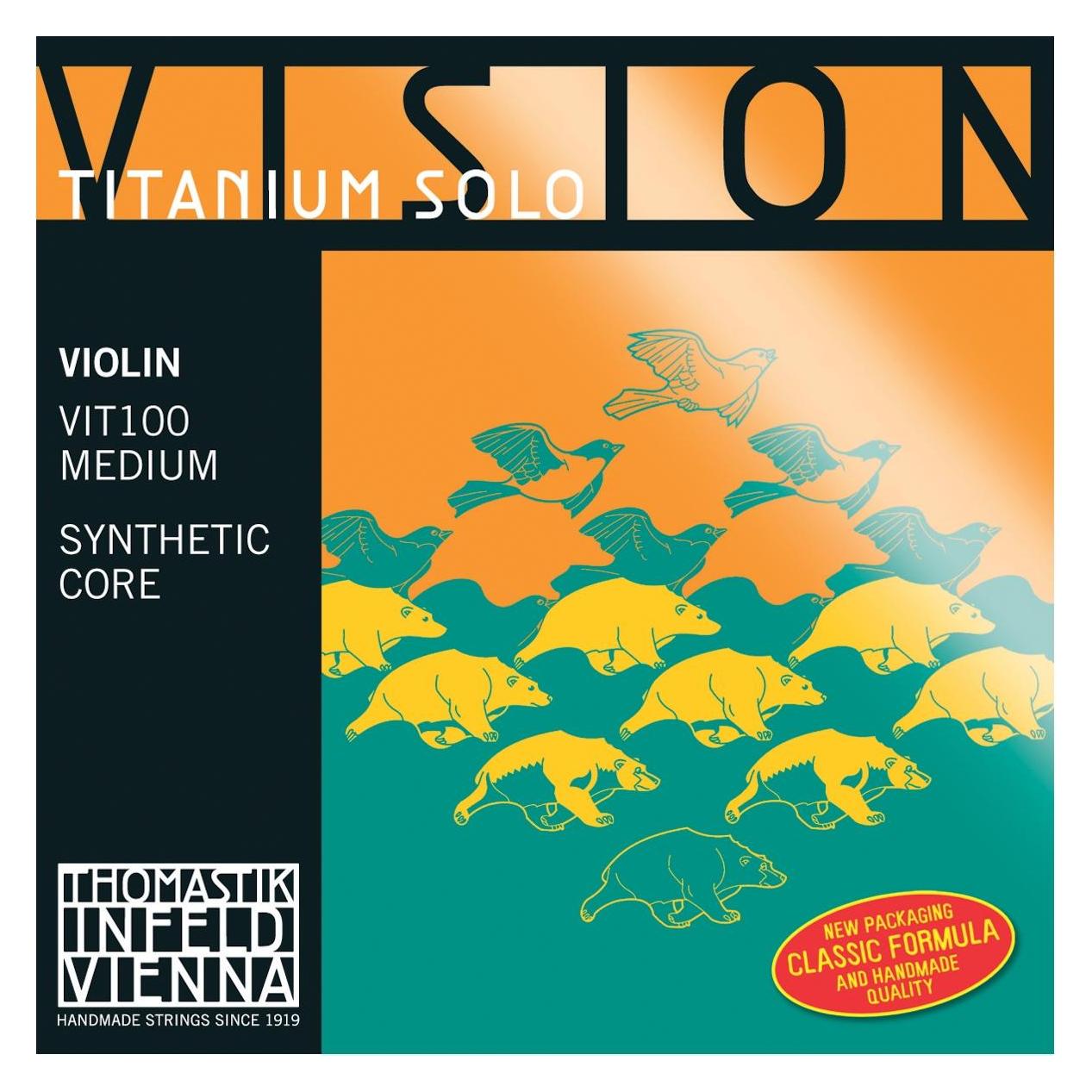 Thomastik Vision Solo 4/4 (4x, Violine) (VIT100 Satz)