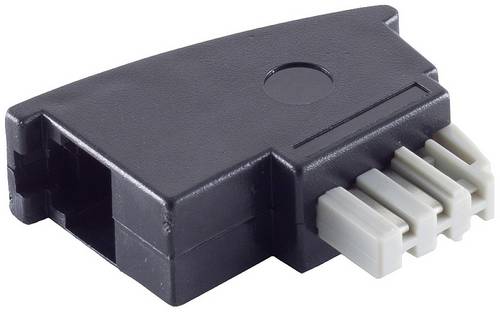 Shiverpeaks Fax Adapter [1x TAE-N-Stecker - 1x RJ11-Buchse 6p4c] Schwarz