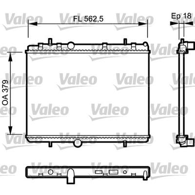 VALEO Kühler, Motorkühlung 735091