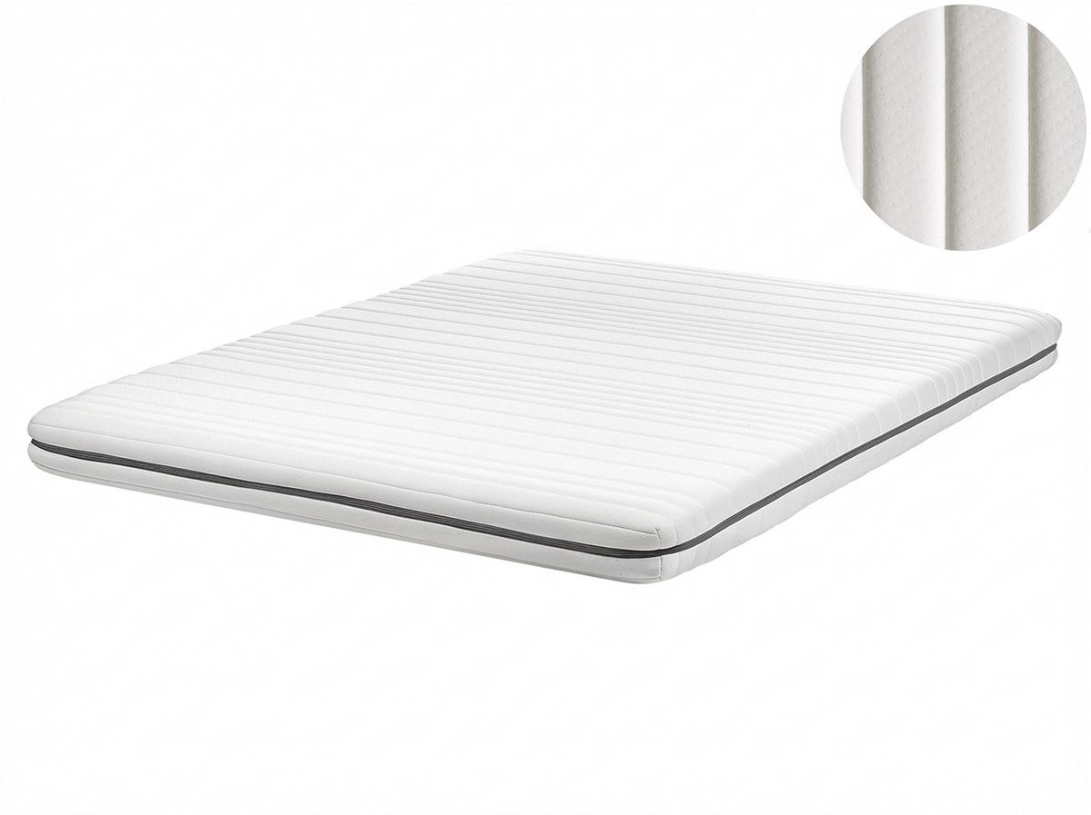 Beliani Enchant Schuimmatras - Wit - 140 x 200 cm