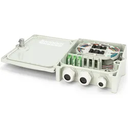 Digitus FTTH-Verteilerbox, Singlemode, LC-APC Vorkonfektionierte Kupplungen, Pigtails, Server Zubehör, Grau