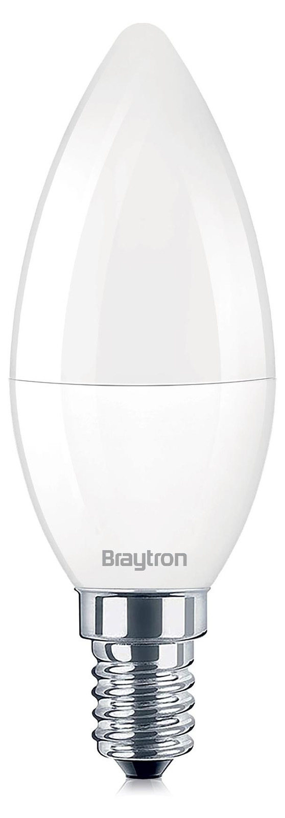 Braytron LED lamp E14 5W C37 6500K koud wit kaarsvorm 450 lumen