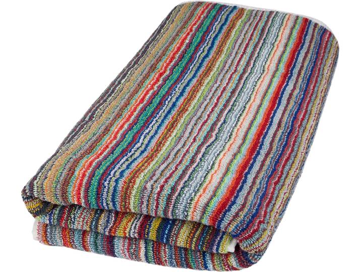 Saunatuch ROSS Missoni-Serie , bunt (blau, bunt), B:75cm L:200cm, Frottier, Baumwolle, Handtücher, Saunatuch, aus feinster Baumwolle, dezente Streifen, Multifarben