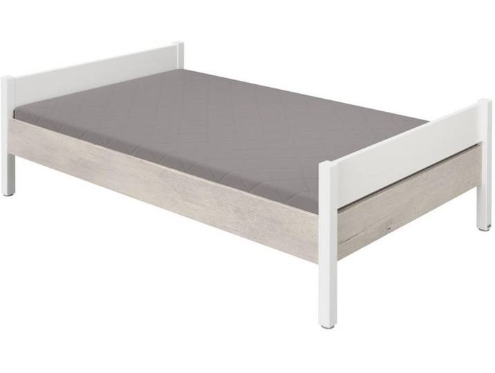 Paidi Bett Kira, Weiß, Silbereichenfarben, 90x200 cm, Blauer Engel, Schlafzimmer, Betten, Einzelbetten