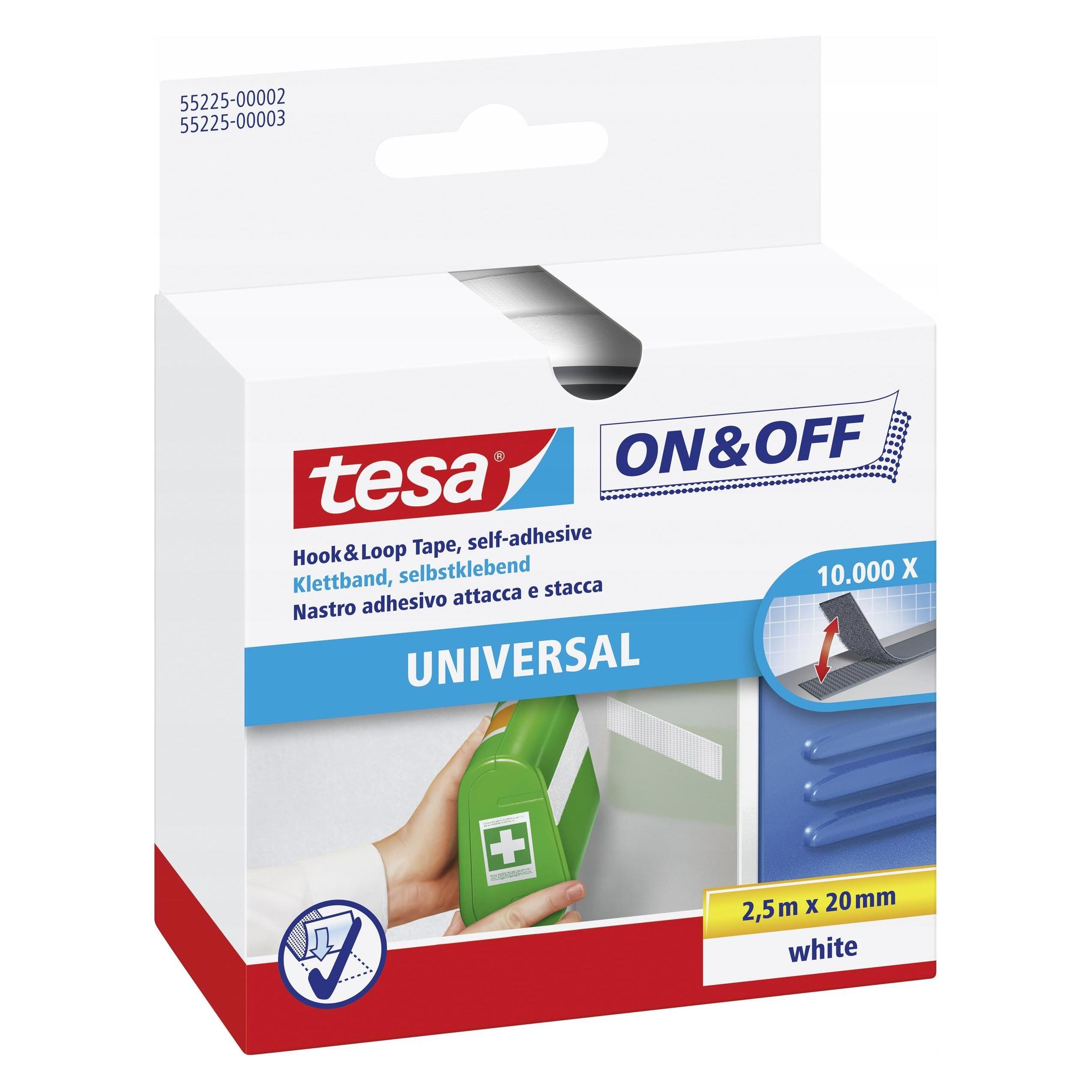 tesa On&Off Klettband (20 mm) (55225-00002-01)