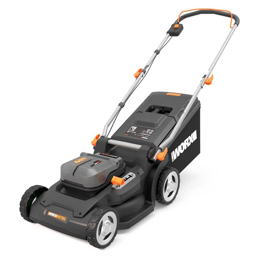 Worx Akku-Rasenmäher WG745E (Akkubetrieb, Batteriebetrieb) (WG745E)