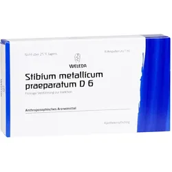 Stibium Metallicum Praeparatum D 6 Ampullen