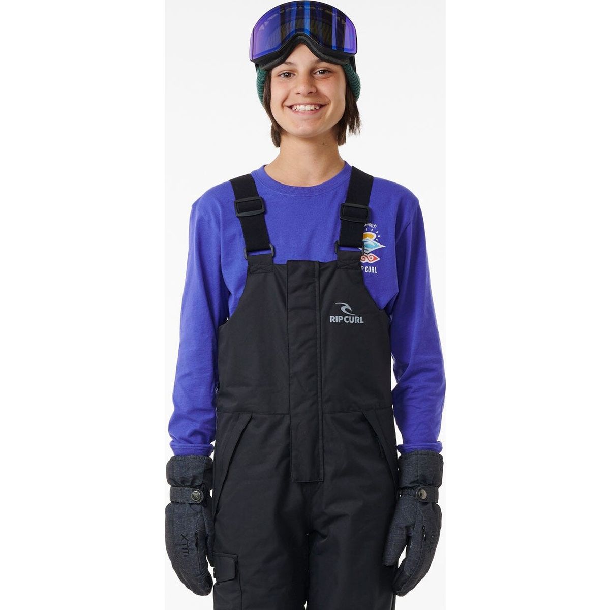 RipCurl Anti Series Bib Pant 10K Kids jet black (4284) 6 002UOU_4284_6