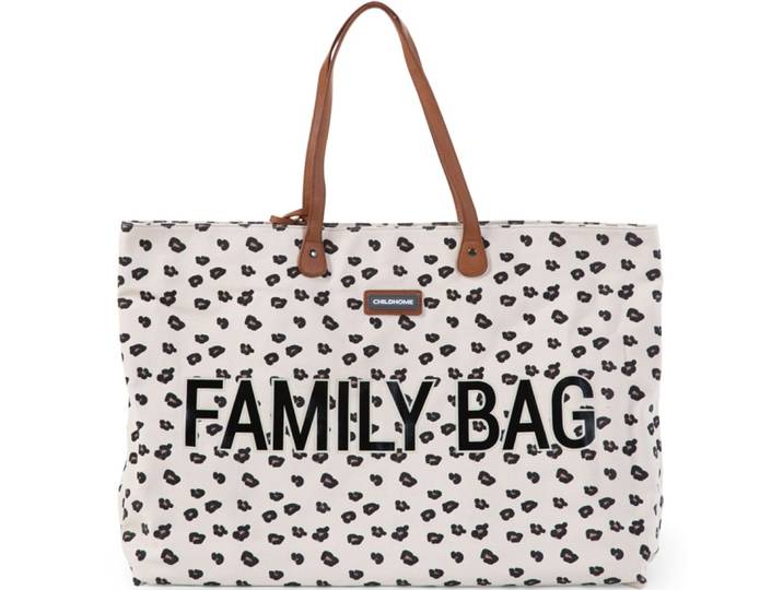 Sac à anses Family bag léopard