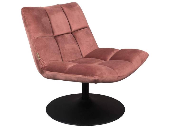 Dutchbone Loungesessel Lounge Sessel BAR VELVET OLD PINK von DutchBone
