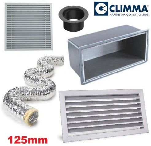 Climma Kit aria prima uscita per condizionatore Compact 12 Ø 125 mm
