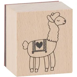 3x Heyda, Stempel, Stempel-Set Lama 12x10x3cm 204888676 braun 10-teilig