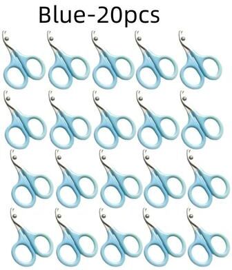 Uplift Picks Professional Cat Nail Clippers For Small Dog Puppy And Pet Grooming Care blue (20 Pcs)