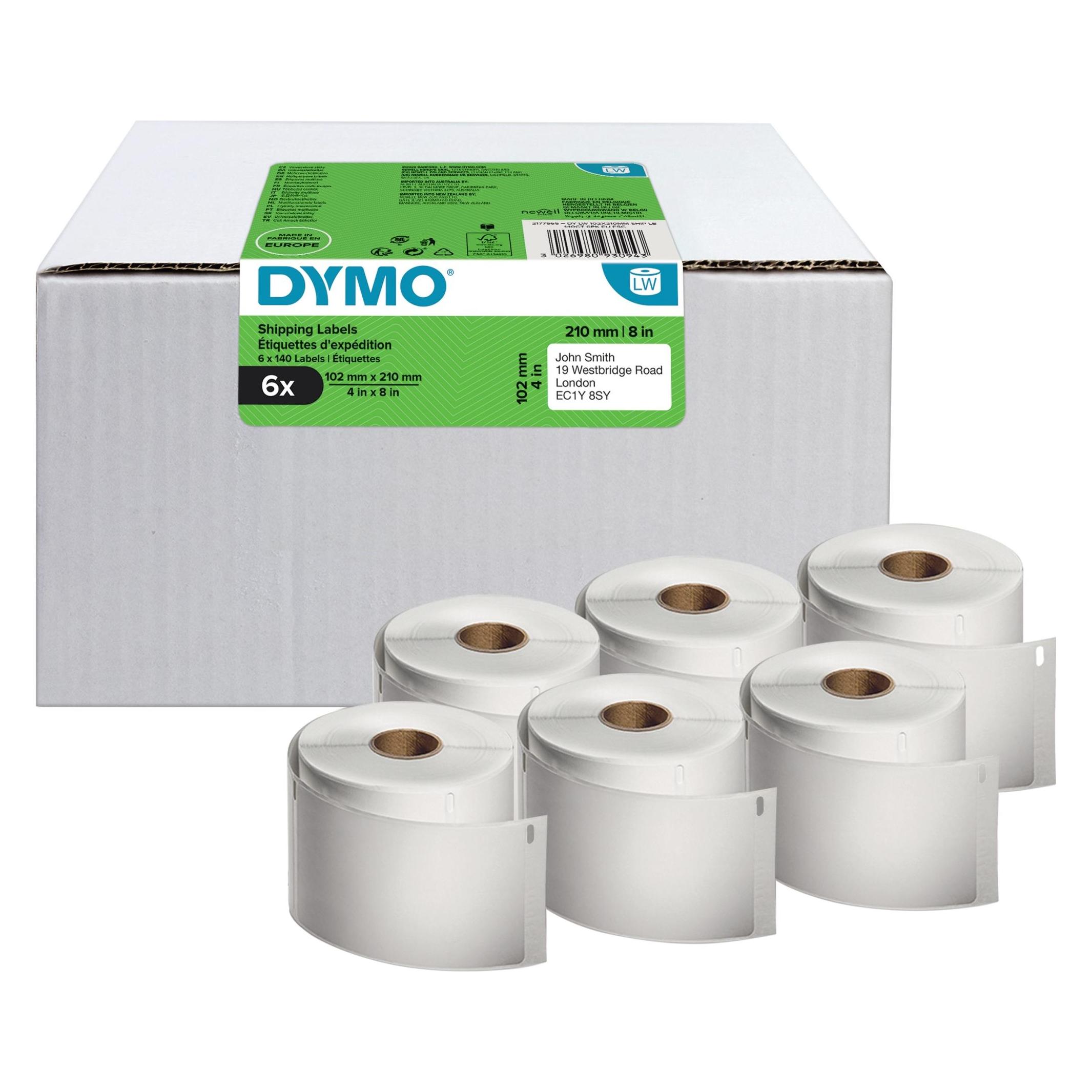 Dymo LW-Versandetiketten Grosspack 6Rl 140St/Rol (102 mm) (2177565)