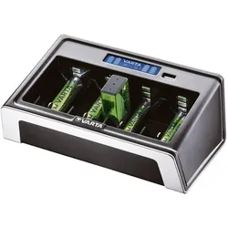 Varta LCD Universal Charger (1 Stk., Ladegerät ohne Akku), Akku Ladegerät