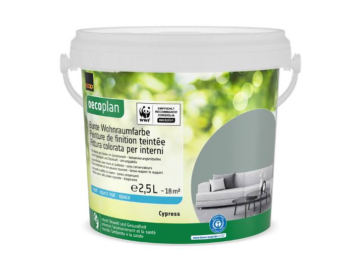 Bunte Wohnraumfarbe Cypress 2.5L