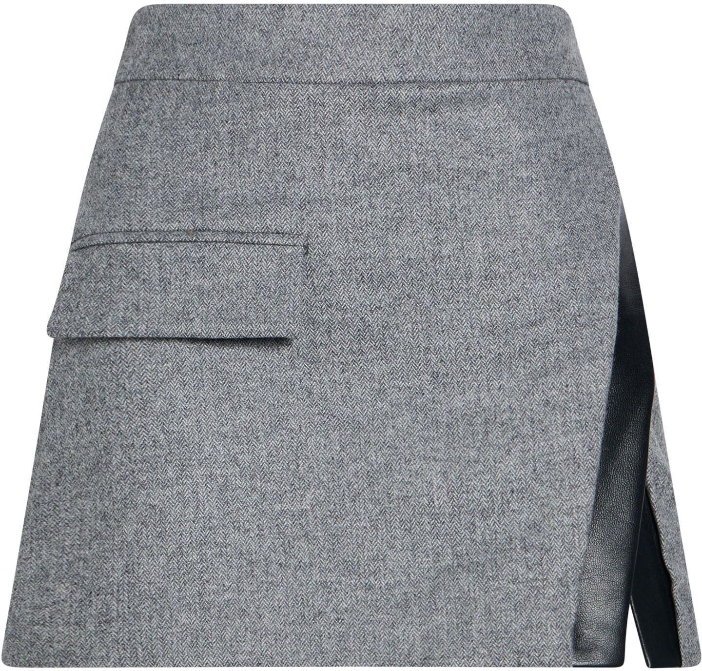 The Mannei Minifalda Mujer Gris 34,36,40 Mujer