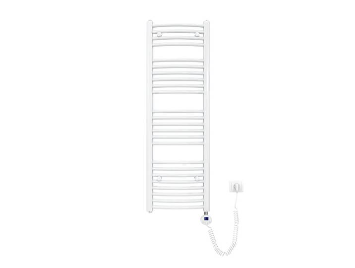 HANDTUCHHEIZKÖRPER elektrisch gebogen Weiß 120/40 cm