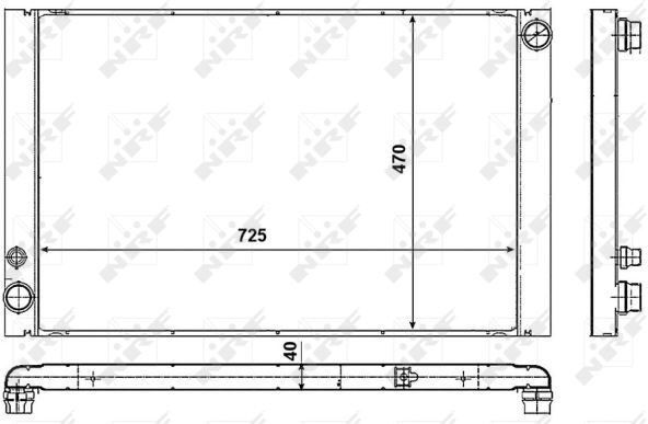 Nrf Kühler, Motorkühlung 53018 Für Audi