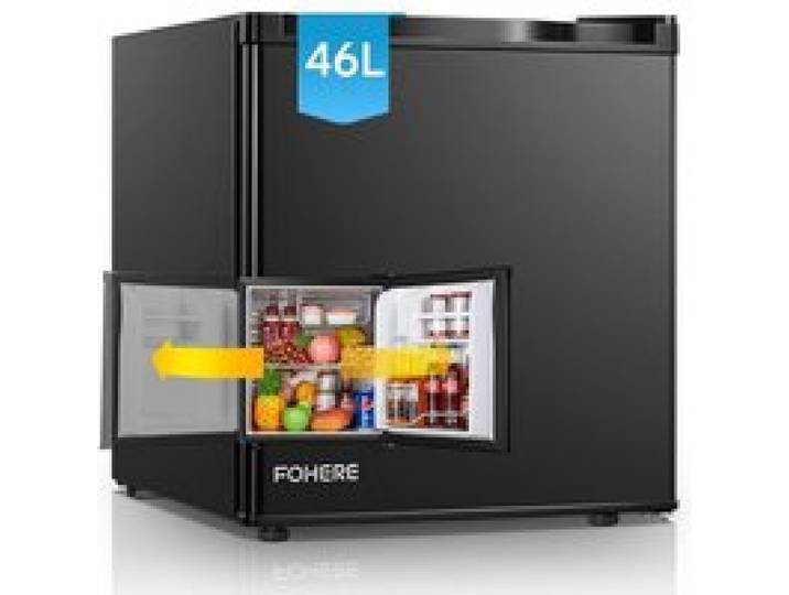 Mini Frigo de Chambre 46L Petit Frigo Silencieux Avec Conglateur Porte Rversible Pieds Rglables Mini rfrigrateur