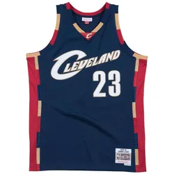 Mitchell & Ness, Herren, Sportshirt, Lebron James Cleveland Cavaliers 2008-09 Swingman Jersey - M (M), Blau, M