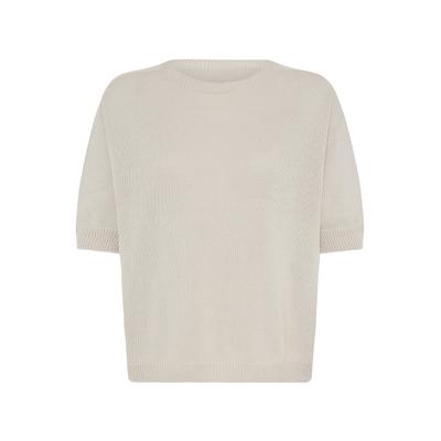 Strickpullover SORBET "SORBET Strickpullover SBXTIKKA", Damen, beige (sandshell), Pullover Strickpullover