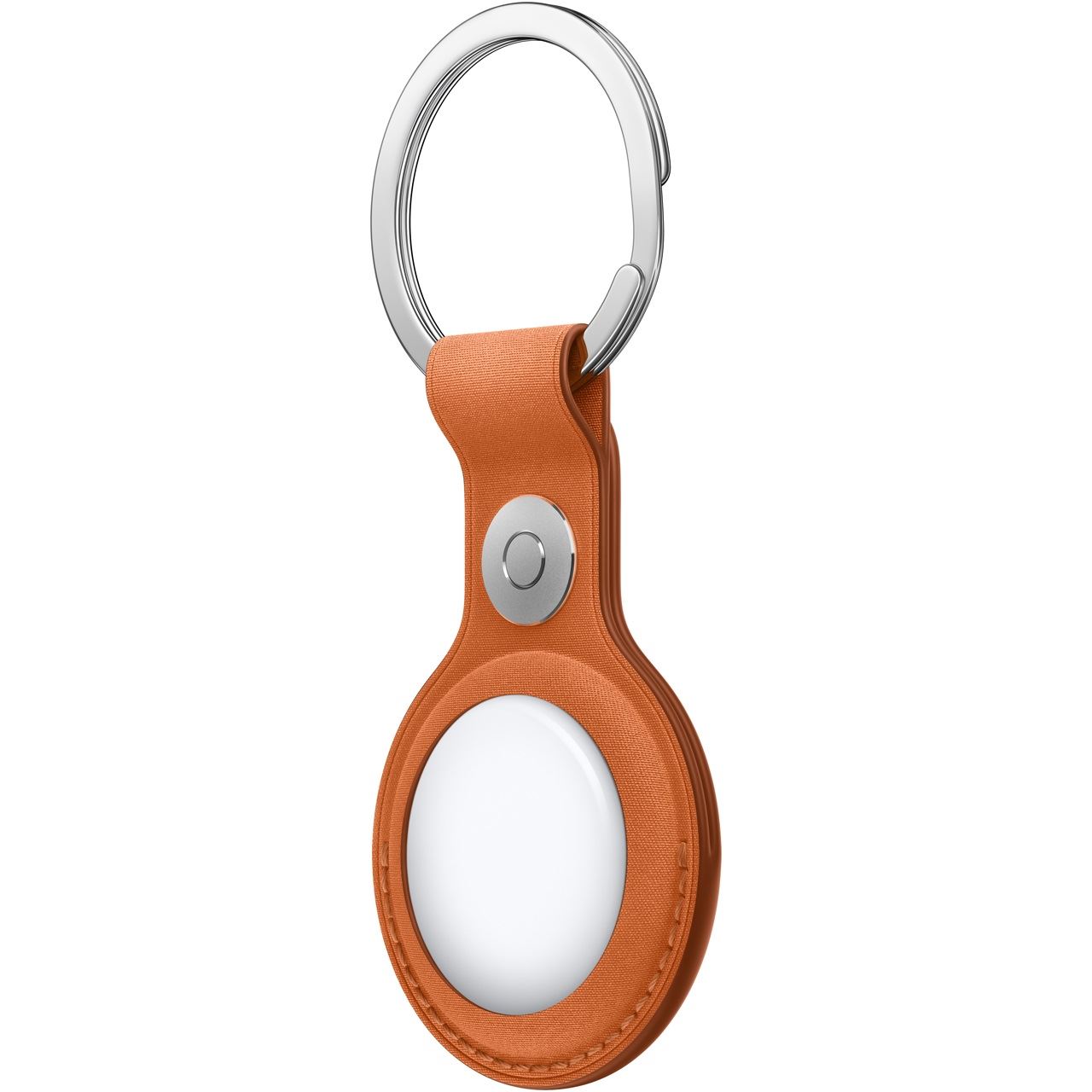 APPLE AIRTAG FINEWOVEN KEY RING - FOX ORANGE