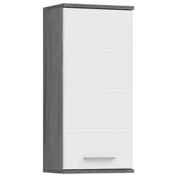 Hängerschrank Blake ca. 35x77 cm Rauchsilber/Weiß
