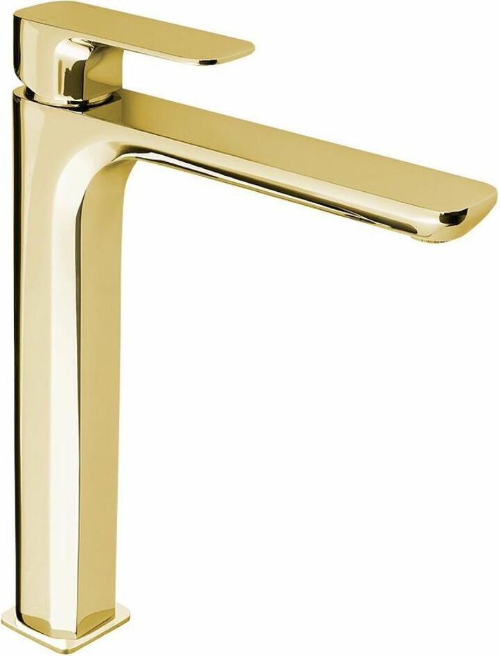 Sapho SPY Waschtischarmatur, hoch, verlängerter Gussauslauf, Gold