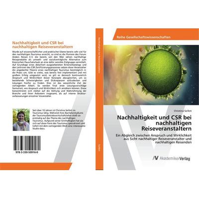 Nachhaltigkeit und CSR bei nachhaltigen Reiseveranstaltern, Taschenbuch von Christina Seifert, AV Akademikerverlag, 978-3-330-50916-0