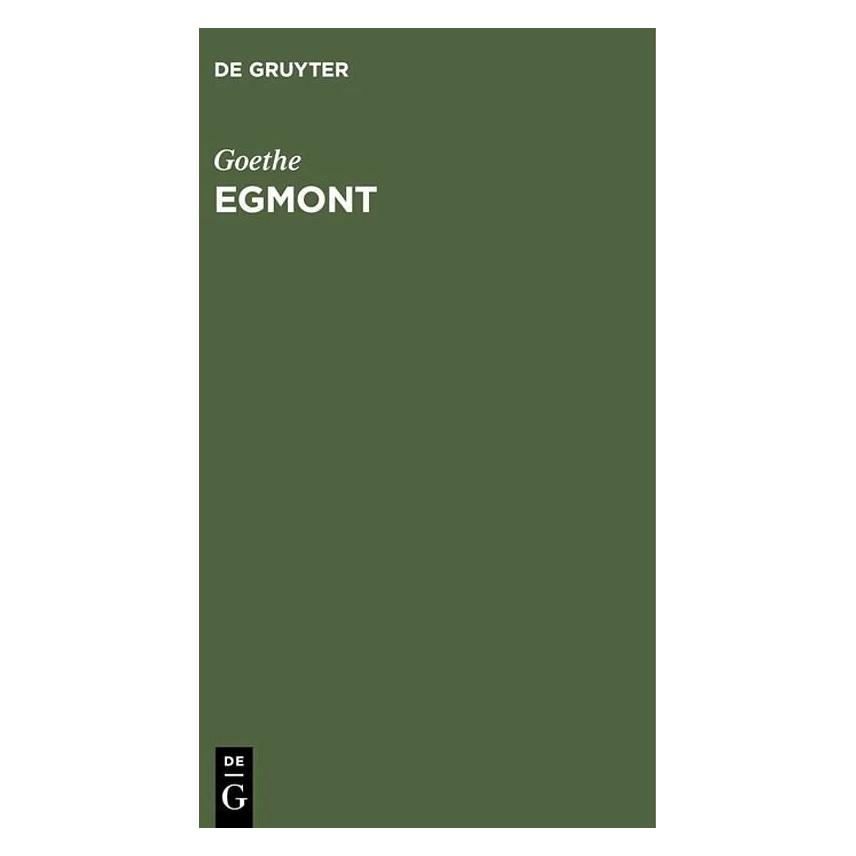 De Gruyter Egmont (Deutsch, Hardcover, Goethe) (41807130)