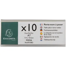 Exacompta, Prospektständer, Tischprospektständer (A7, Quer)