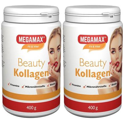 Kollagen Beauty Megamax Pulver 2x 2x400 g