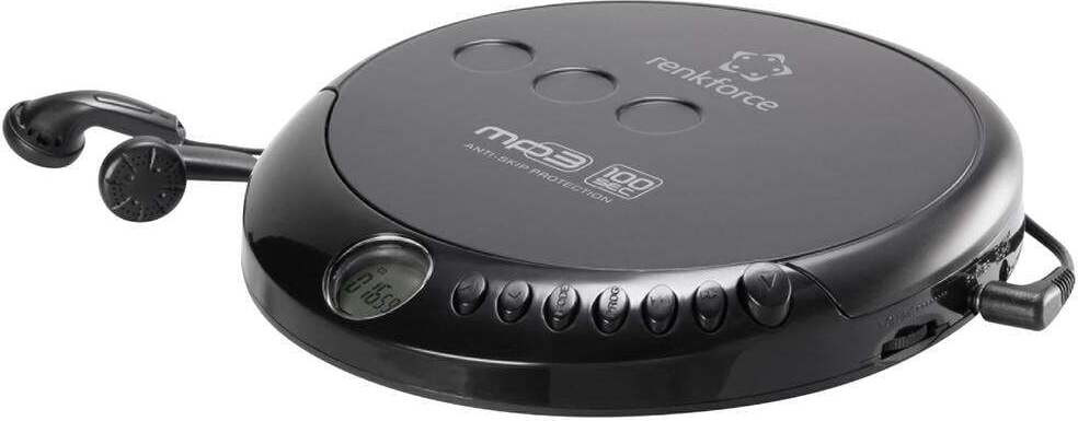 Renkforce RF-CDP-200 Draagbare CD-speler voor CD en MP3 - Zwart