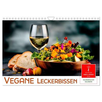Vegane Leckerbissen (Wandkalender 2026 DIN A4 quer), CALVENDO Monatskalender