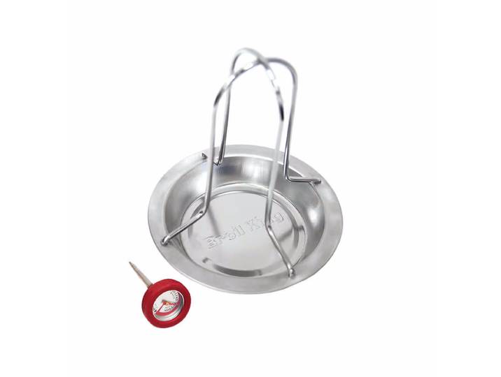 Broil King Hähnchenbratgestell – Grill Ablage/Grill Rollwagen/Grill Erweiterung – edelstahl