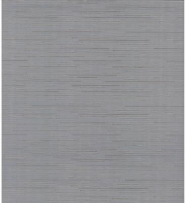 Antonina Vella Ribbon Bamboo Blue & Silver Metallic Wallpaper