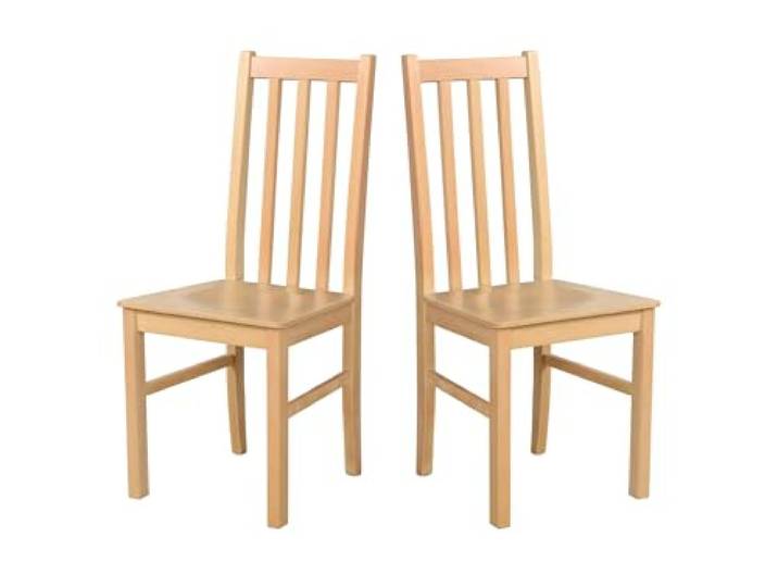 LeafDesign Esszimmerstühle Holz - Esszimmerstuhl 120 kg - Stuhl Buche Massiv - Stühle Esszimmer 2er Set - Holzstuhl - Esstischstühle - Küchenstühle 2er Set- Made in EU